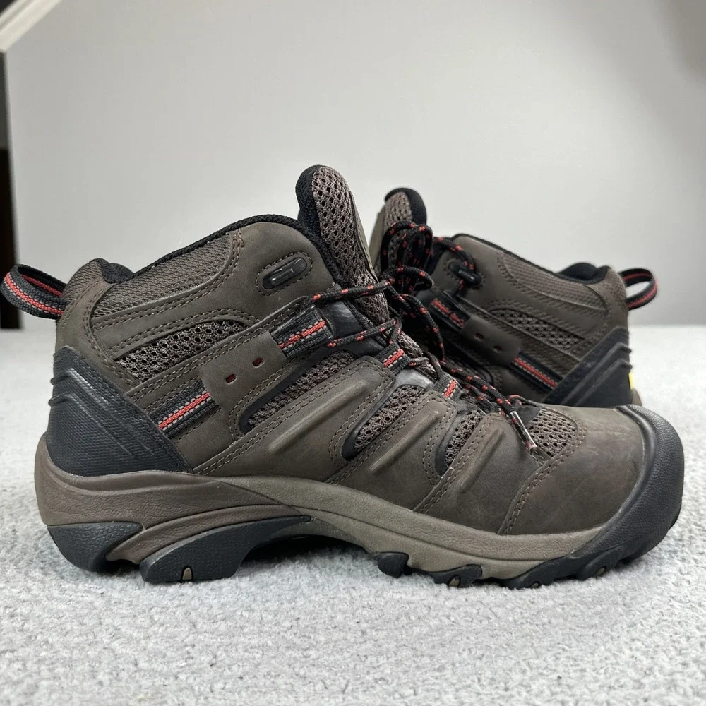 Keen Dry Waterproof Flint Utility Boots Men 9D Brown EH Safety Toe ASTM F2413-18
